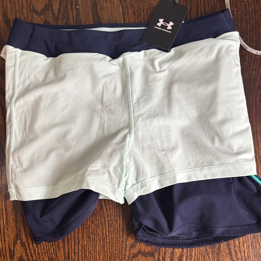 Under Armour Navy and Teal Mini Skirt - Picture 6 of 7